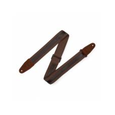 Ремінь для гітари Levy's MC2CG-BRN-DBR Cotton Combo Series (Brown/Dark Brown)