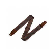 Ремінь для гітари Levy's MC2CG-BRN-DBR Cotton Combo Series (Brown/Dark Brown)