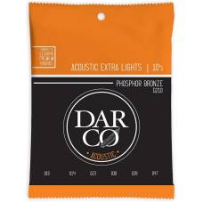 Струни для акустичної гітари Martin D210 Darco Phosphor Bronze Extra Light 10/47
