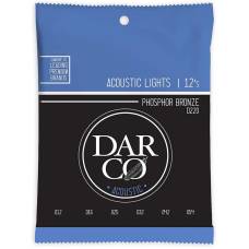 Струни для акустичної гітари Martin D220 Darco Phosphor Bronze Light 12/54