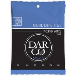 Струни для акустичної гітари Martin D220 Darco Phosphor Bronze Light 12/54