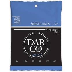 Струны для акустической гитары Martin D520 Darco 80/20 Bronze Light 12/54
