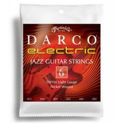 Струны для электрогитары Martin D9100 Darco Light Jazz Nickel Wound 12/52