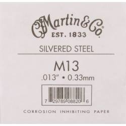 Струна Martin M13 Silvered Steel .013