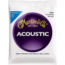 Струны для акустической гитары Martin M550 92/8 Phosphor Bronze Medium 13/56