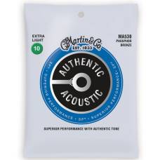 Струни для акустичної гітари Martin MA530 92/8 Phosphor Bronze Extra Light 10/47