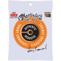 Струни для акустичної гітари Martin MA540FX Flexible Core Phosphor Bronze Light 12/54