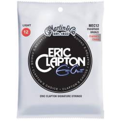 Струни для акустичної гітари Martin MEC12 Clapton's Choice Phosphor Bronze Light 12/54