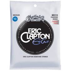 Струни для акустичної гітари Martin MEC13 Clapton's Choice Phosphor Bronze Medium 13/56