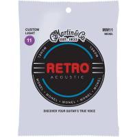 Струни для акустичної гітари Martin MM11 Retro Custom Light 11/52