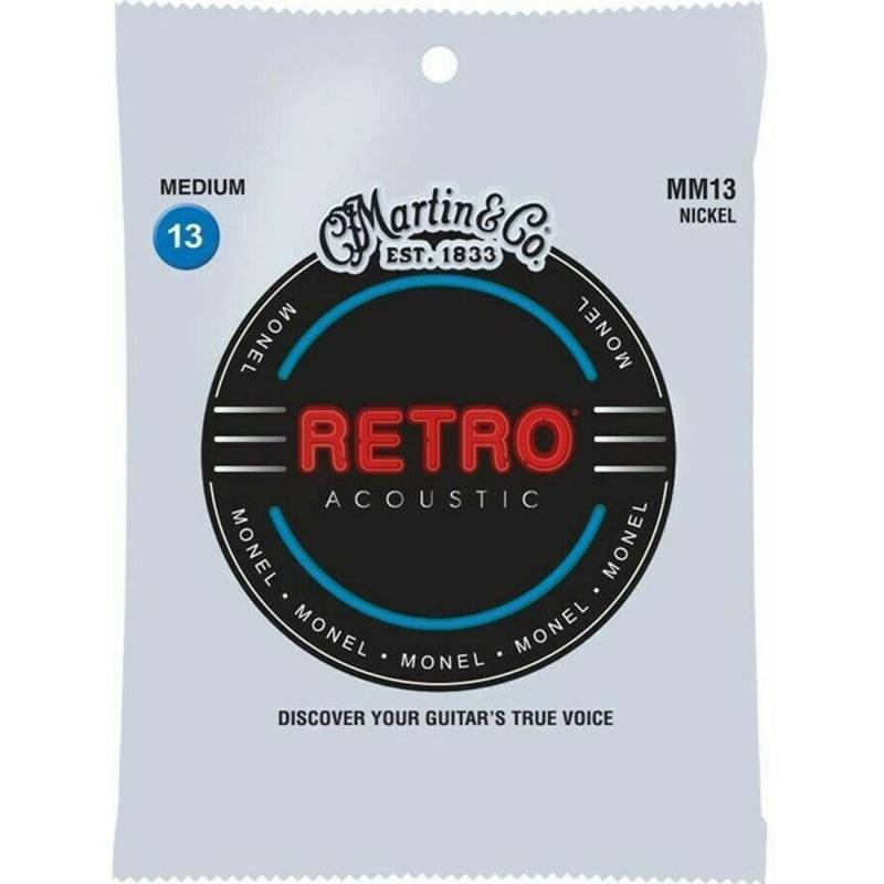 Струни для акустичної гітари Martin MM13 Retro Medium 13/56
