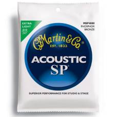 Струны для акустической гитары Martin MSP4000 SP 92/8 Phosphor Bronze Extra Light 10/47