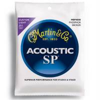 Струны для акустической гитары Martin MSP4050 SP 92/8 Phosphor Bronze Custom Light 11/52