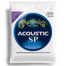 Струны для акустической гитары Martin MSP4050 SP 92/8 Phosphor Bronze Custom Light 11/52