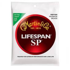 Струны для акустической гитары Martin MSP7000 SP Lifespan 92/8 Phosphor Bronze Extra Light 10/47