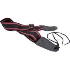 Ремінь для гітари MAXTONE GS100 (BLACK-RED) GUITAR STRAP