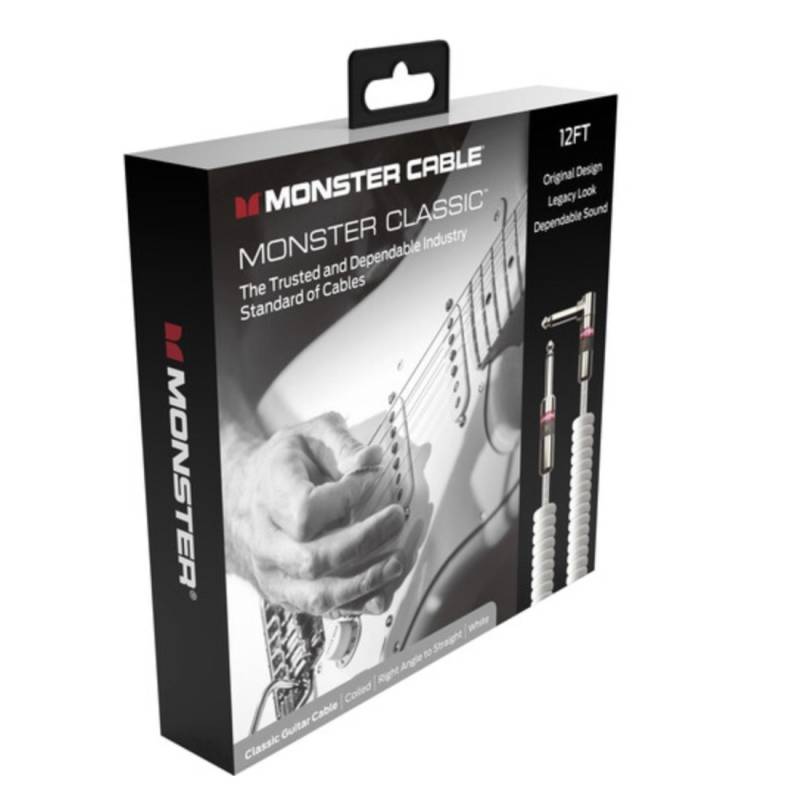 Кабель инструментальный Monster CLAS-I-21ACWHWW Prolink Classic Series Right-Angle 3.6 м.