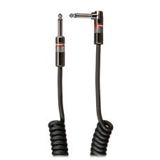 Кабель инструментальный Monster CLAS-I-21ACWW Coiled Cable Straight Jack - Angled Jack 6.4м.