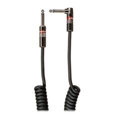 Інструментальний кабель Monster CLAS-I-21ACWW Coiled Cable Straight Jack - Angled Jack 6.4м.