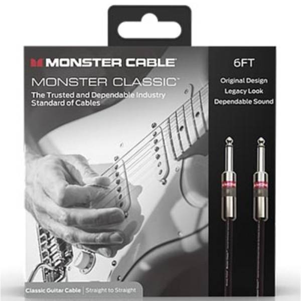 Інструментальний кабель Monster CLAS-I-6WW Jack-Jack 1.8м.