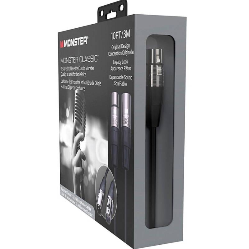 Кабель микрофонный Monster CLAS-M-10WW XLR-XLR 3м.