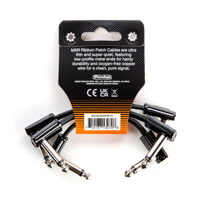 Кабель инструментальный MXR 3 INCH RIBBON PATCH CABLE - 3 PACK