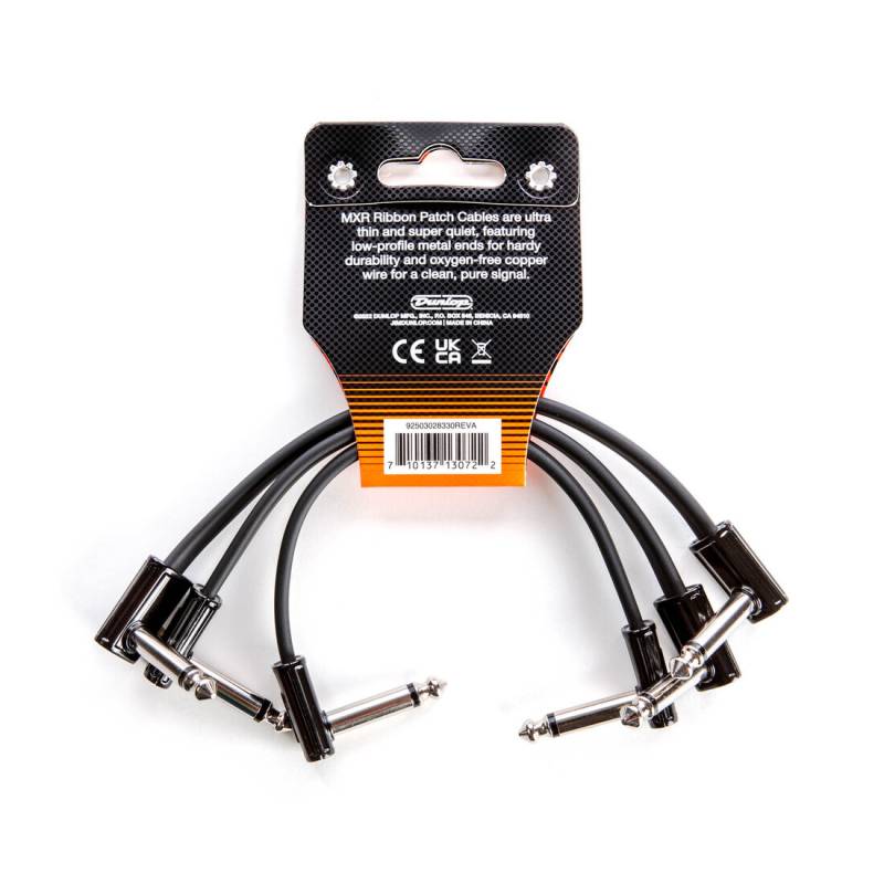 Кабель инструментальный MXR 6 INCH RIBBON PATCH CABLE - 3 PACK