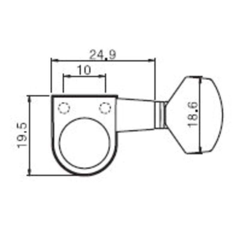 Колки PAXPHIL J-807 6-in line CR (6 шт.)