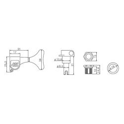 Колки PAXPHIL WJB650 2+2 CR Колки PAXPHIL WJB650 2+2 CR