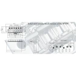 Тремоло PAXPHIL WVP6SB (Chrome)