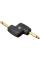 Переходник Planet Waves PW-P047B Black 1/4" Jack Male - 1/4" Jack Male