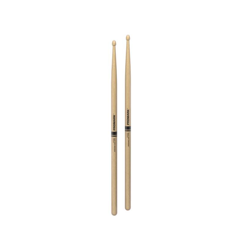 Барабанні палички Promark REBOUND 5AB Long Lacquered Hickory Acorn Wood Tip