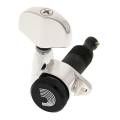 Колки D'ADDARIO PWAT-331L AUTO-TRIM TUNING MACHINES (3 Per side, Chrome) (6 шт.)