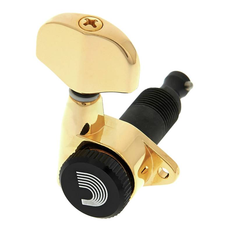 Колки D'ADDARIO PWAT-333L AUTO-TRIM TUNING MACHINES (3 Per side, Gold) (6 шт.)