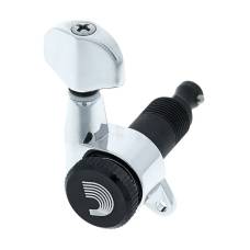 Колки D'ADDARIO PWAT-6R1 AUTO-TRIM TUNING MACHINES (6 In-line, Chrome)