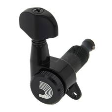 Колки D'ADDARIO PWAT-6R2 AUTO-TRIM TUNING MACHINES (6 in-line, Black) (6 шт.)