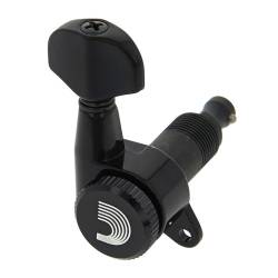 Колки D'ADDARIO PWAT-6R2 AUTO-TRIM TUNING MACHINES (6 in-line, Black)