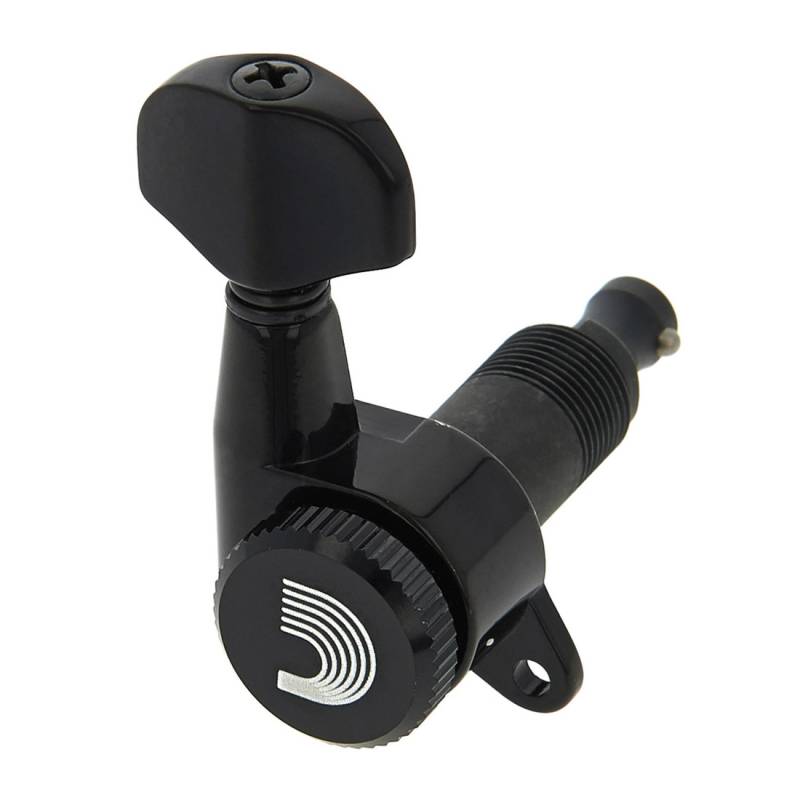 Колки D'ADDARIO PWAT-6R2 AUTO-TRIM TUNING MACHINES (6 in-line, Black) (6 шт.)