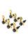Колки D'ADDARIO PWAT-6R3 AUTO-TRIM TUNING MACHINES (6 in-line, Gold) (6 шт.)
