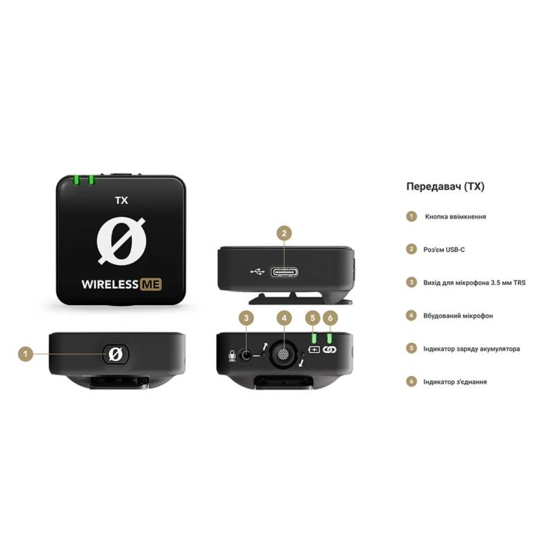 Микрофонная радиосистема RODE Wireless ME Dual