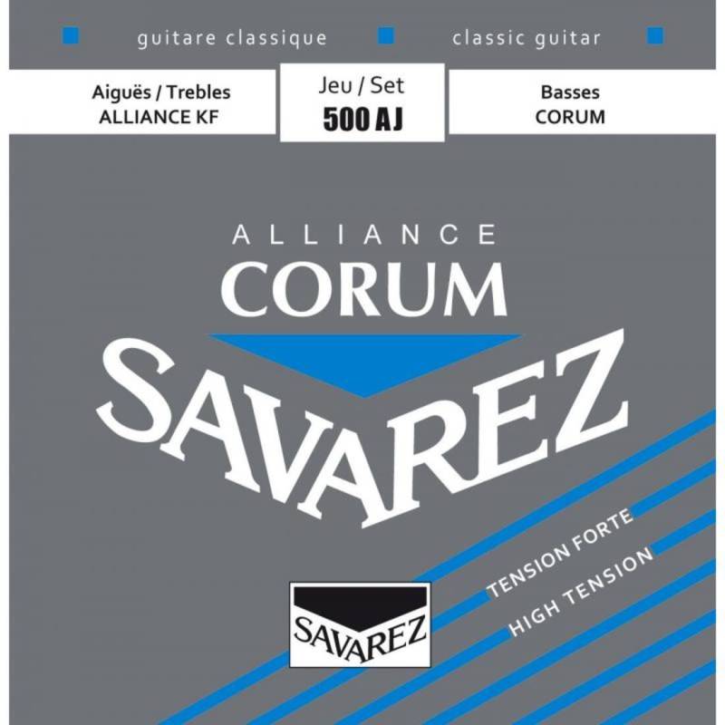 Струны для классической гитары Savarez 500AJ Corum Alliance High Tension