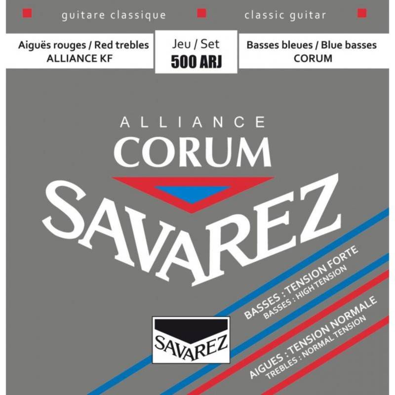 Струны для классической гитары Savarez 500ARJ Corum Alliance Mixed Tension