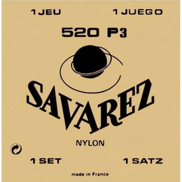 Струны для классической гитары Savarez 520P3 Traditional High Tension