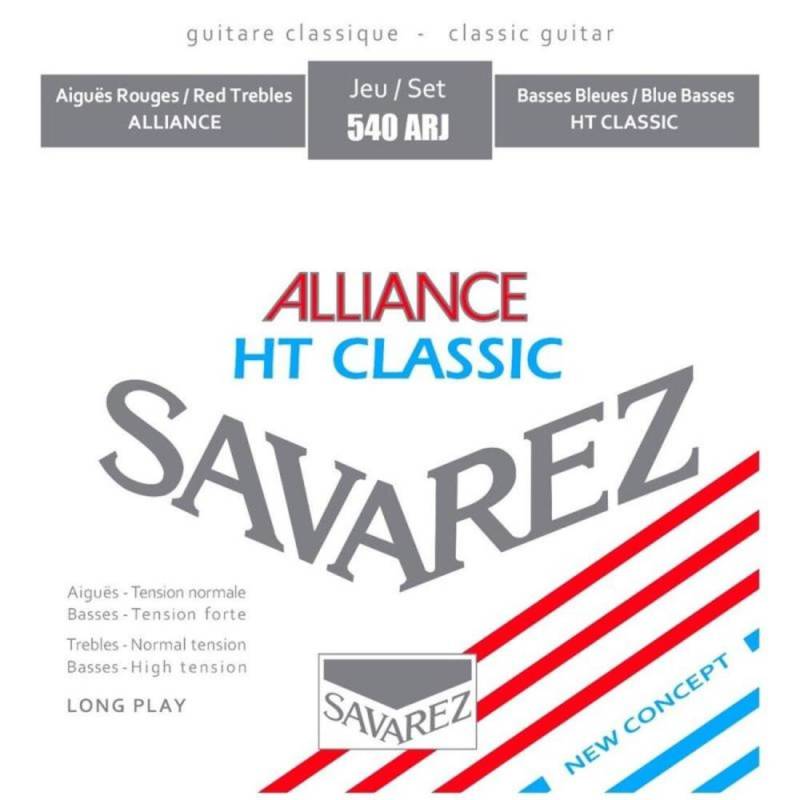 Струны для классической гитары Savarez 540ARJ Alliance HT Mixed Tension