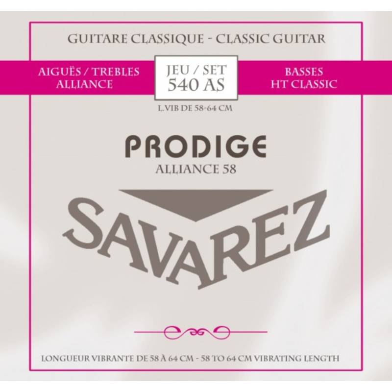 Струны для классической гитары Savarez 540AS Prodige 58/64 cm