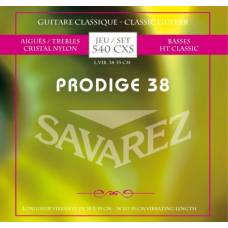 Струны для классической гитары Savarez 540CXS Prodige 38 38/55 cm