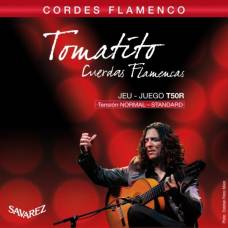 Струны для классической гитары Savarez T50R Tomatito Сordes Flamenco Normal Tension
