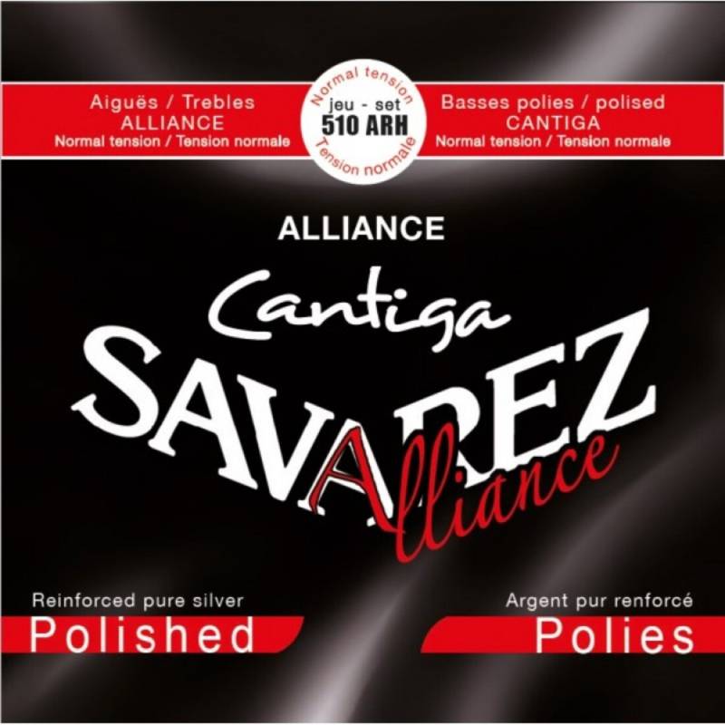 Струни для класичної гітари Savarez 510ARH Alliance Cantiga Polished Normal Tension