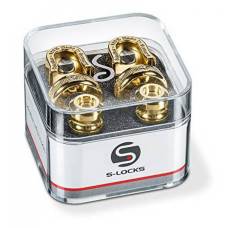 Стреплоки для ремня Schaller 447 Security Locks Gold Chrome