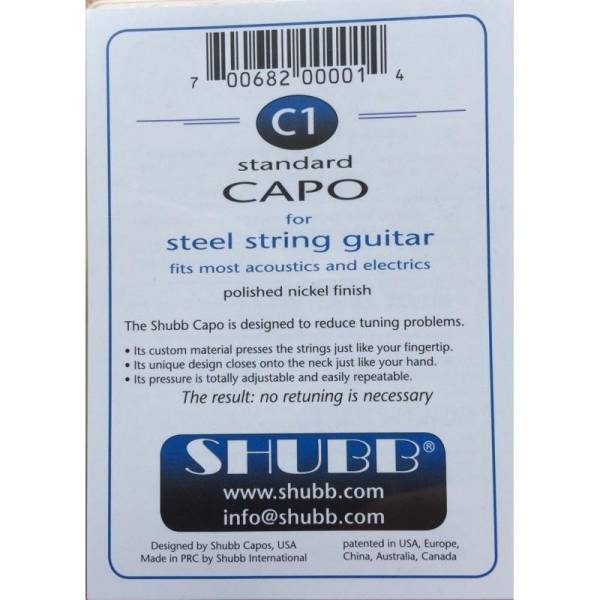 Каподастр Shubb C1 Standard Capo